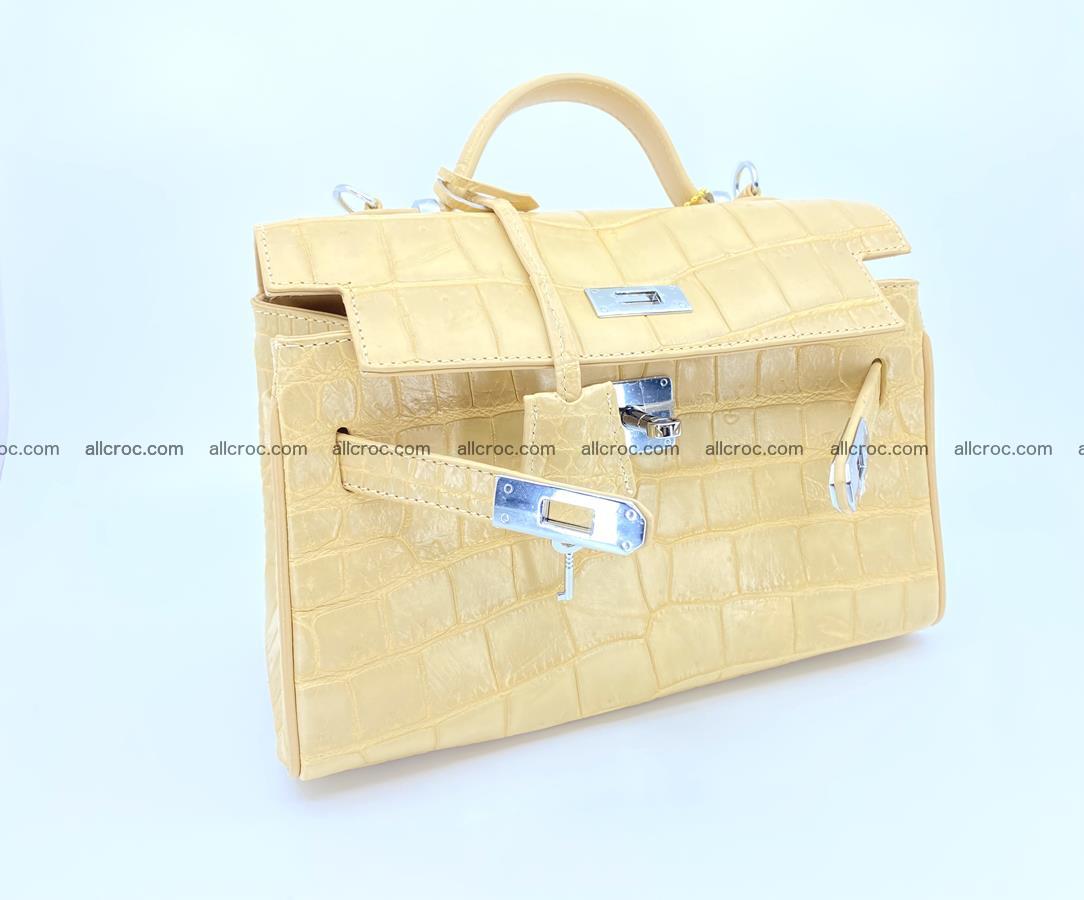 Crocodile skin women’s handbag 1451 Foto 11