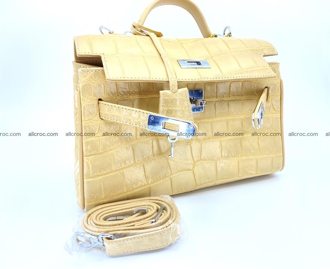 Crocodile skin women’s handbag 1451 Foto 12