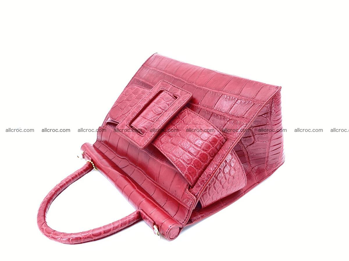 Crocodile skin women’s handbag 1450 Foto 7