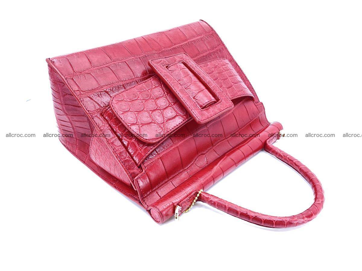 Crocodile skin women’s handbag 1450 Foto 9