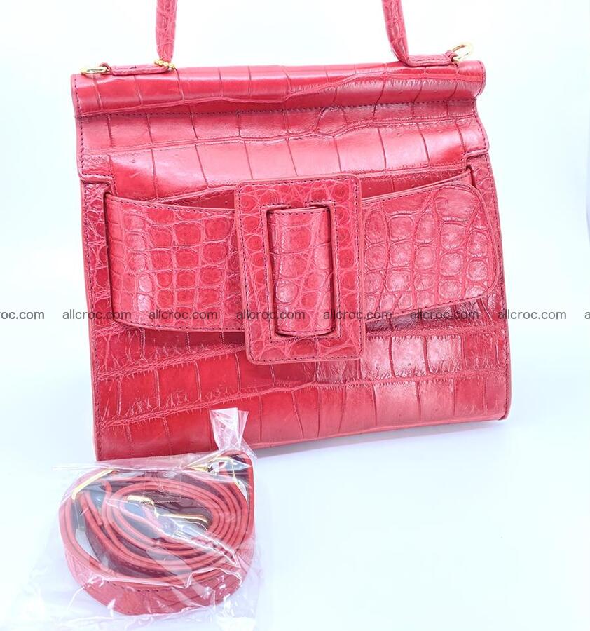 Crocodile skin women’s handbag 1450 Foto 19