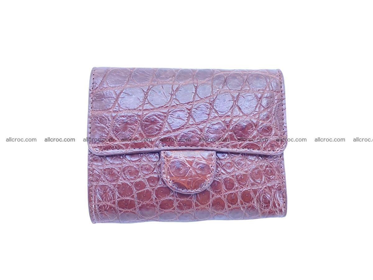 Handcrafted Crocodile skin wallet 1682 Foto 3