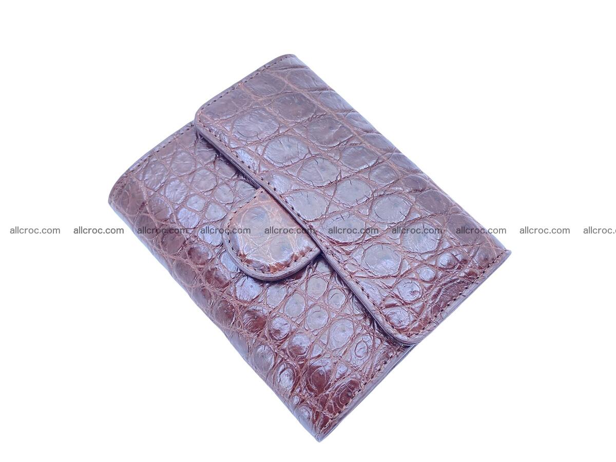 Handcrafted Crocodile skin wallet 1682 Foto 2