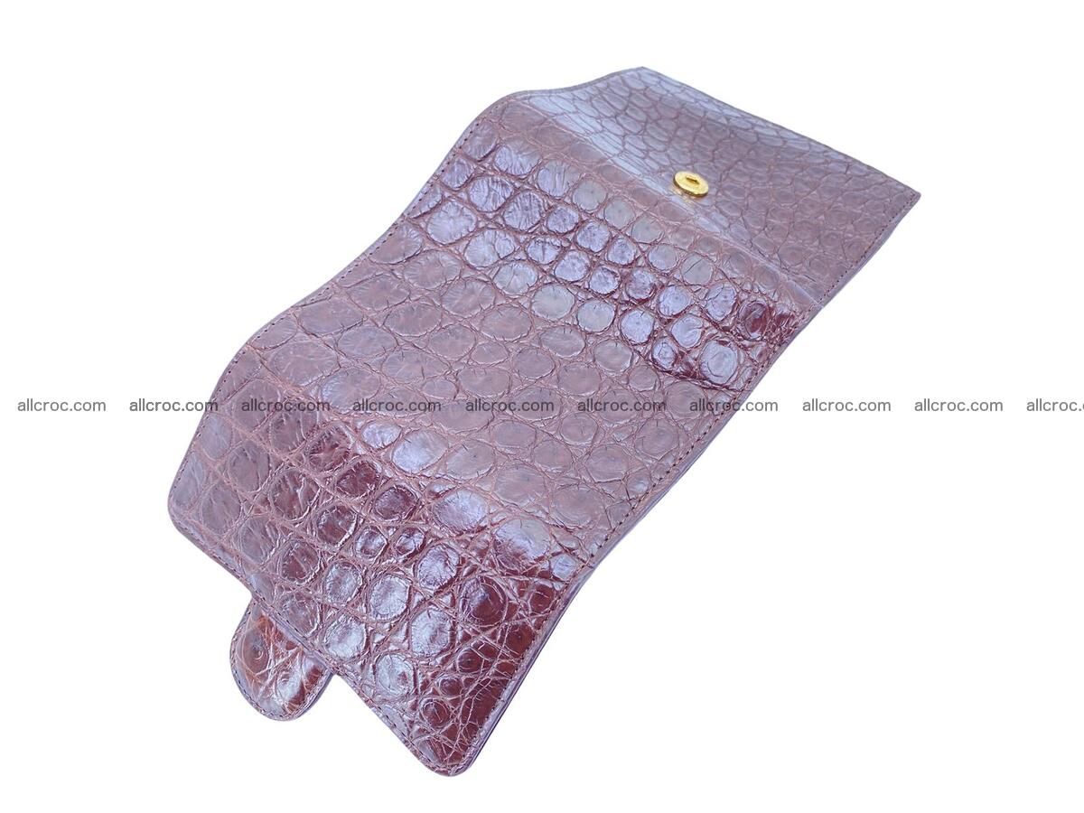 Handcrafted Crocodile skin wallet 1682 Foto 5
