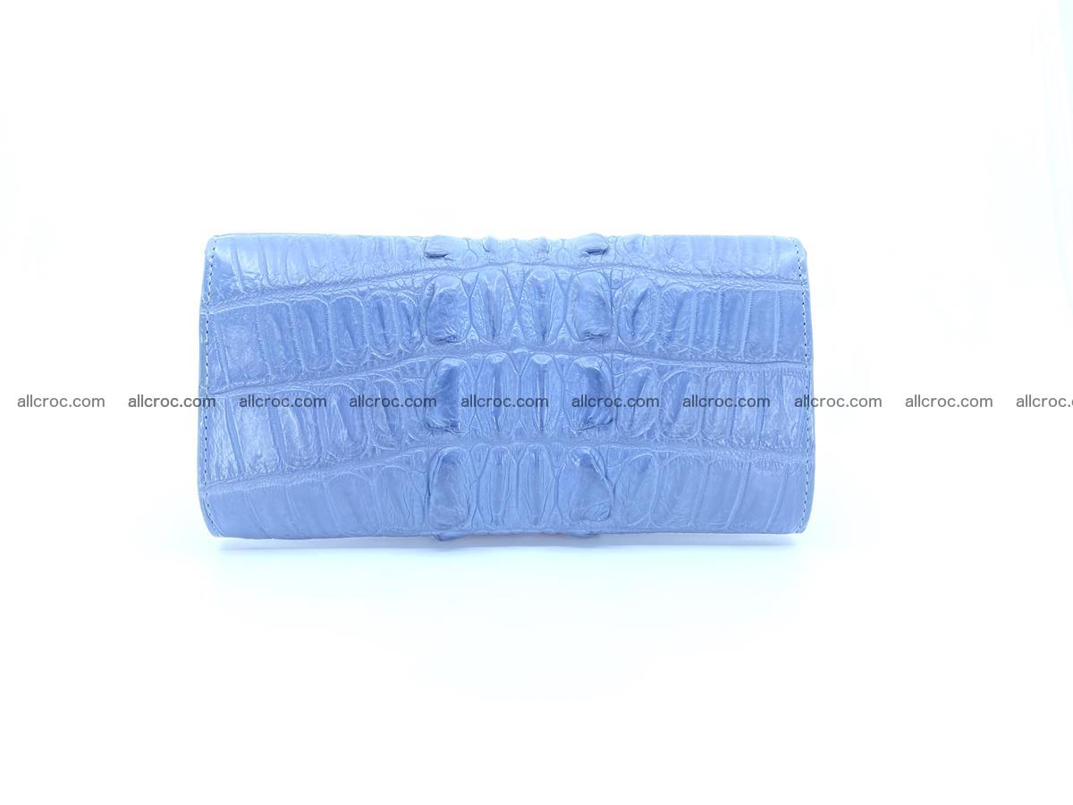 Crocodile skin long wallet for lady 1015 Foto 1