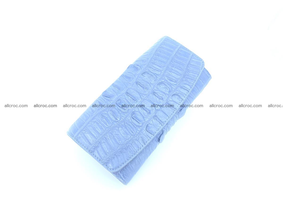 Crocodile skin long wallet for lady 1015 Foto 2