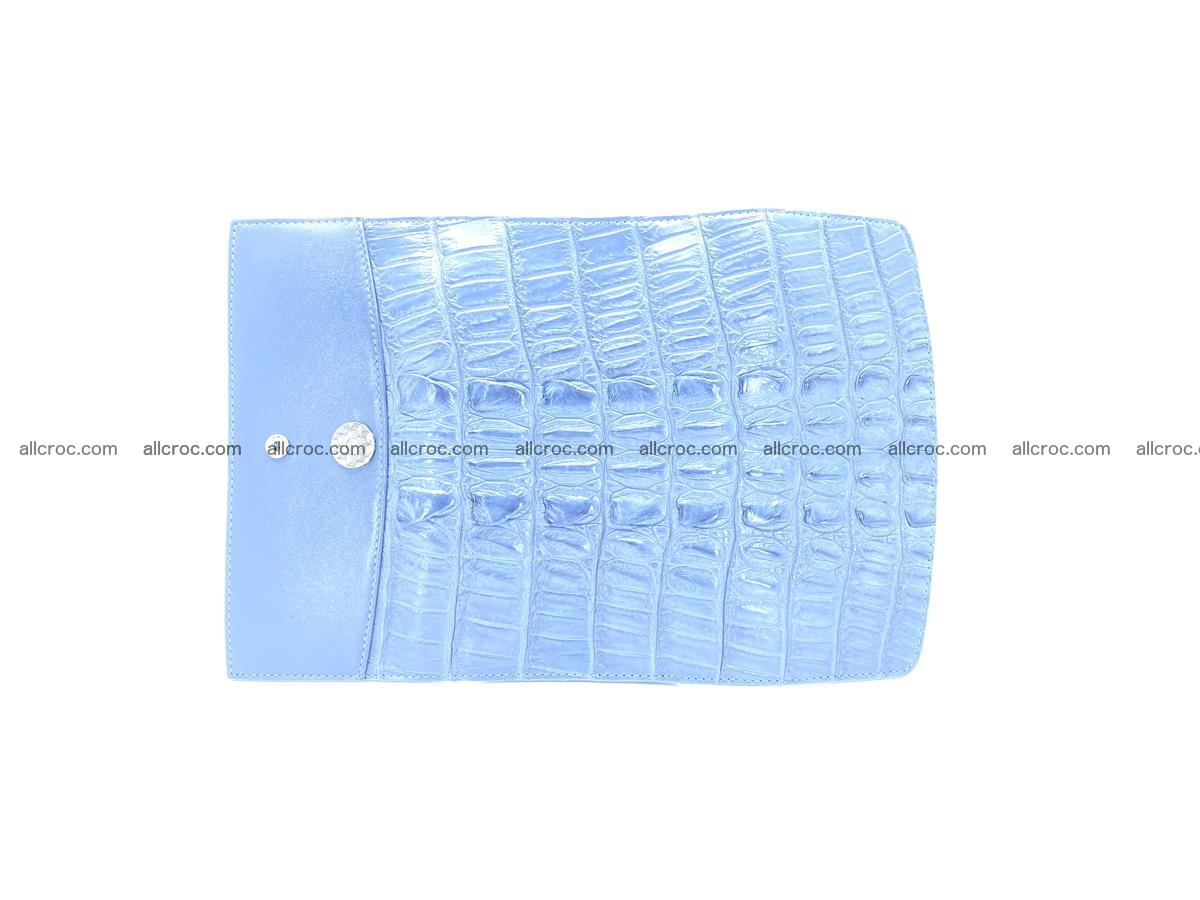 Crocodile skin long wallet for lady 1015 Foto 6