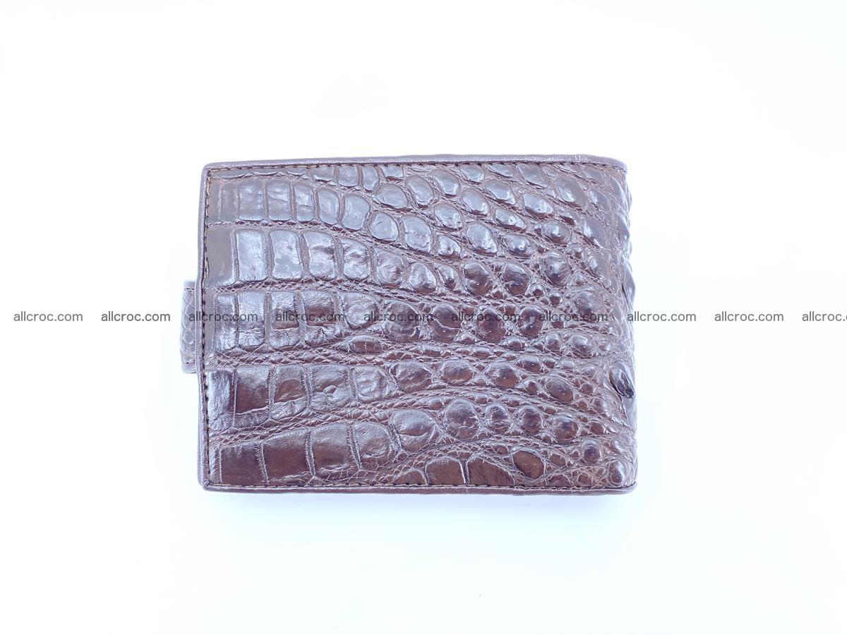 Crocodile skin wallet with pocket for coins and half belt 950 Foto 1