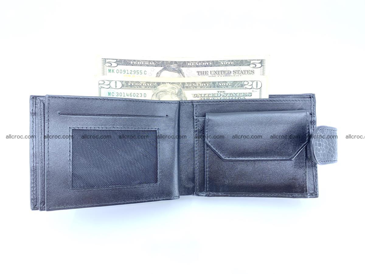 Crocodile skin wallet with pocket for coins and half belt 947 Foto 9