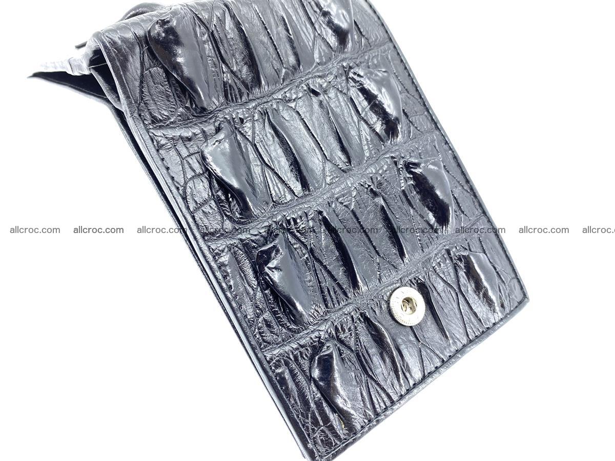Crocodile skin wallet with pocket for coins and half belt 947 Foto 4