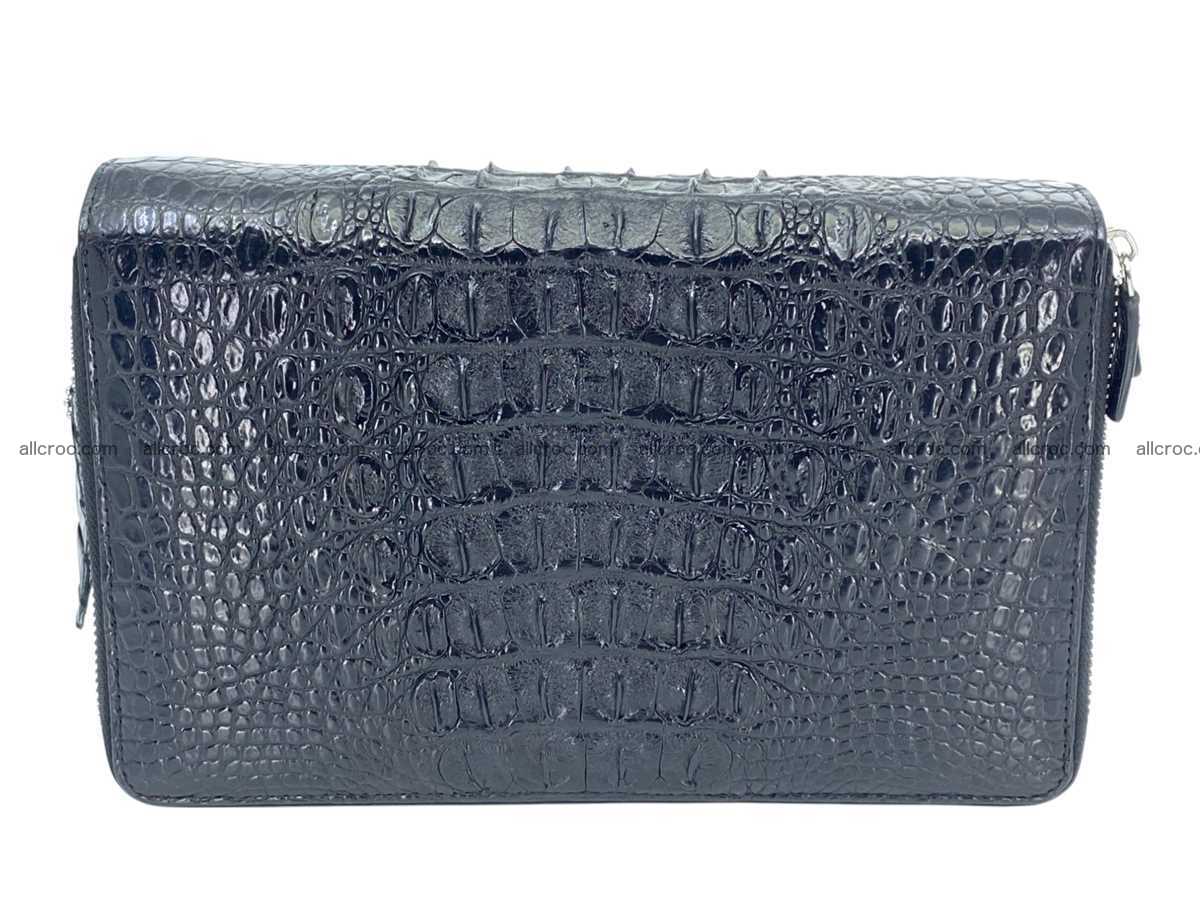 Crocodile leather 3 zip clutch 2791 Foto 5
