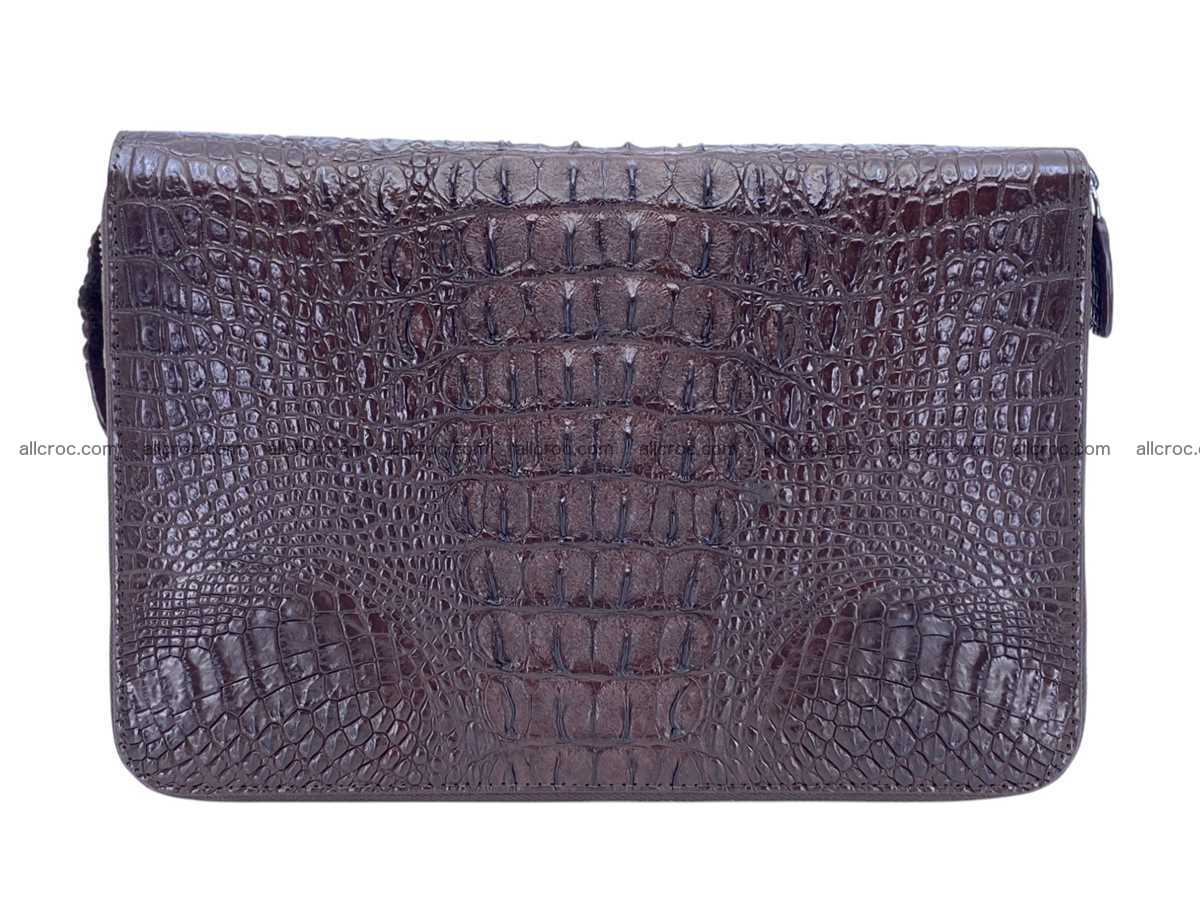 Crocodile leather 2 zip clutch 2793 Foto 4