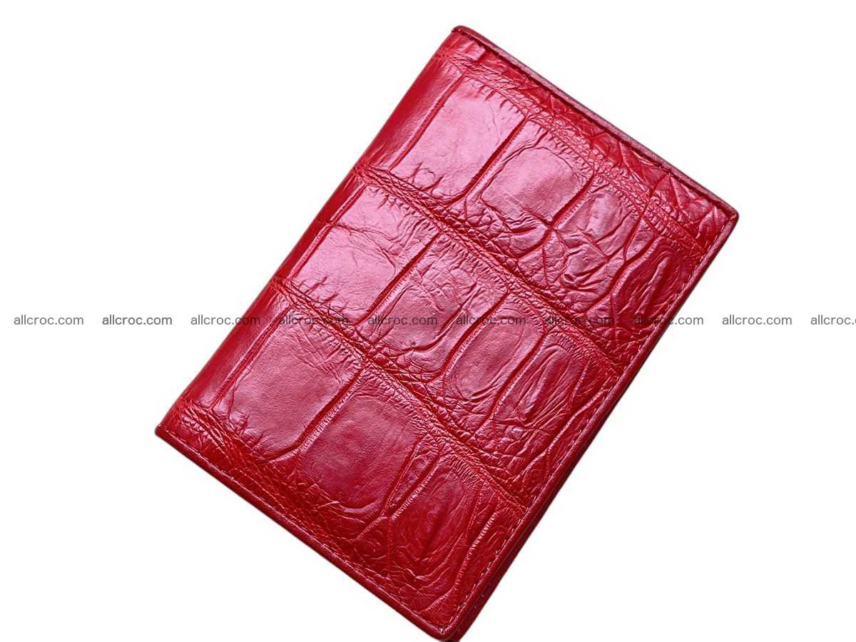 Crocodile leather passport cover 2821 Foto 0