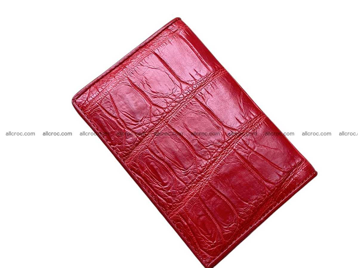 Crocodile leather passport cover 2821 Foto 3