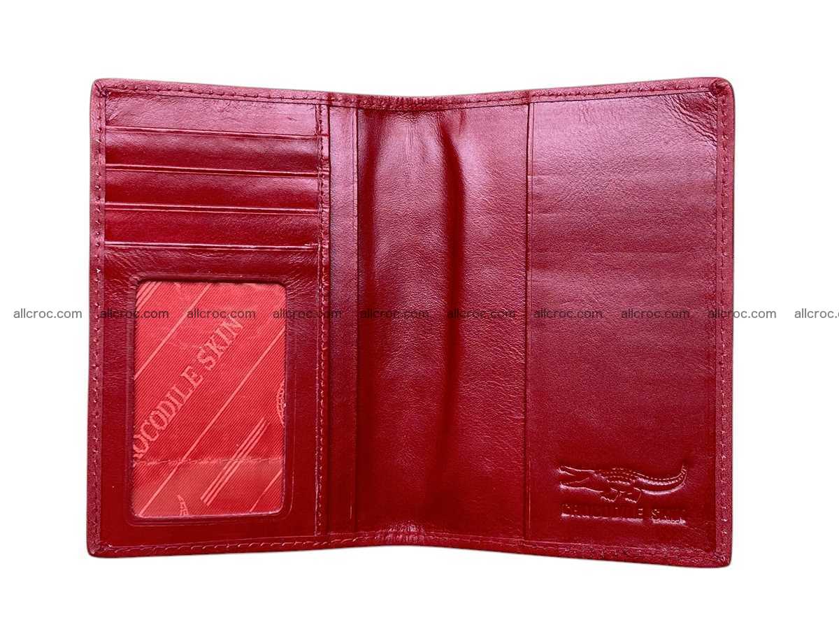 Crocodile leather passport cover 2821 Foto 4