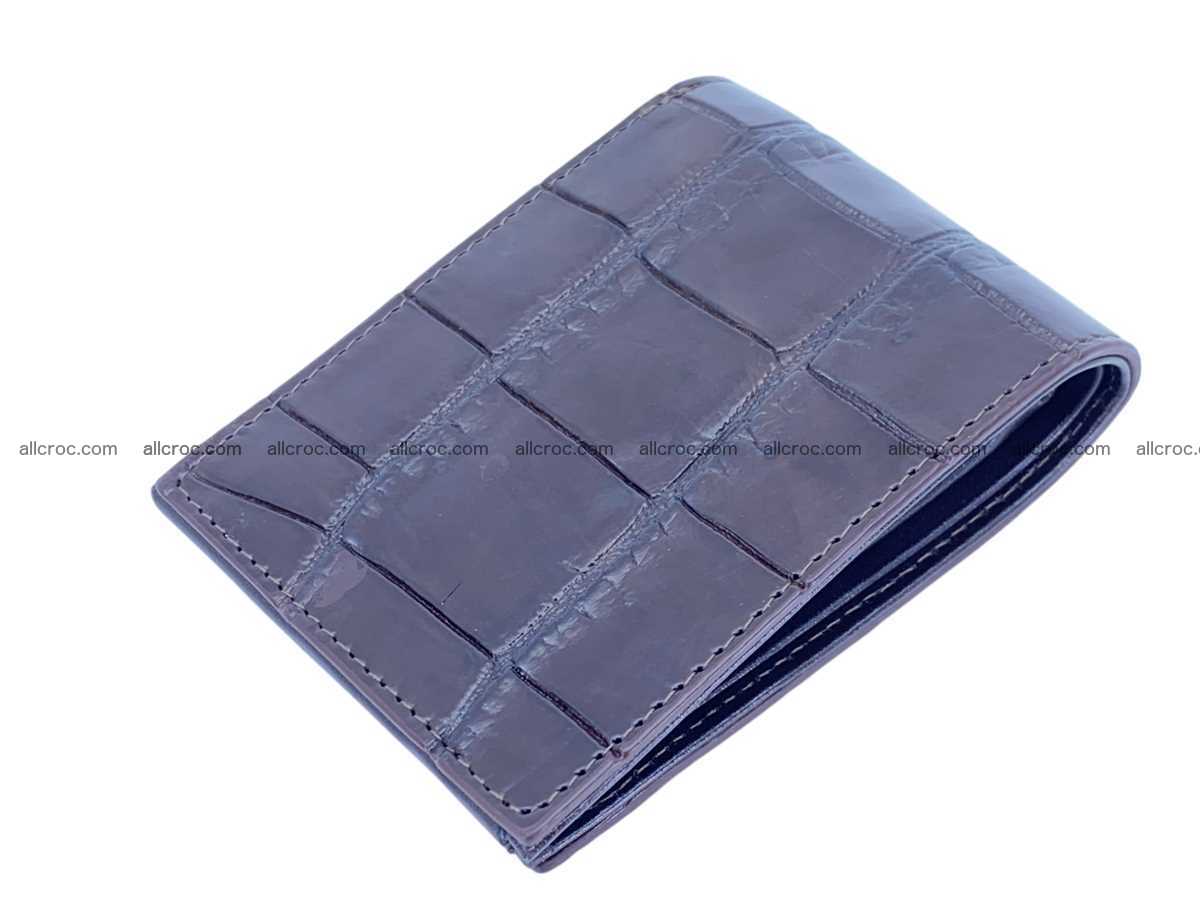 Crocodile leather short wallet 2748 Foto 1