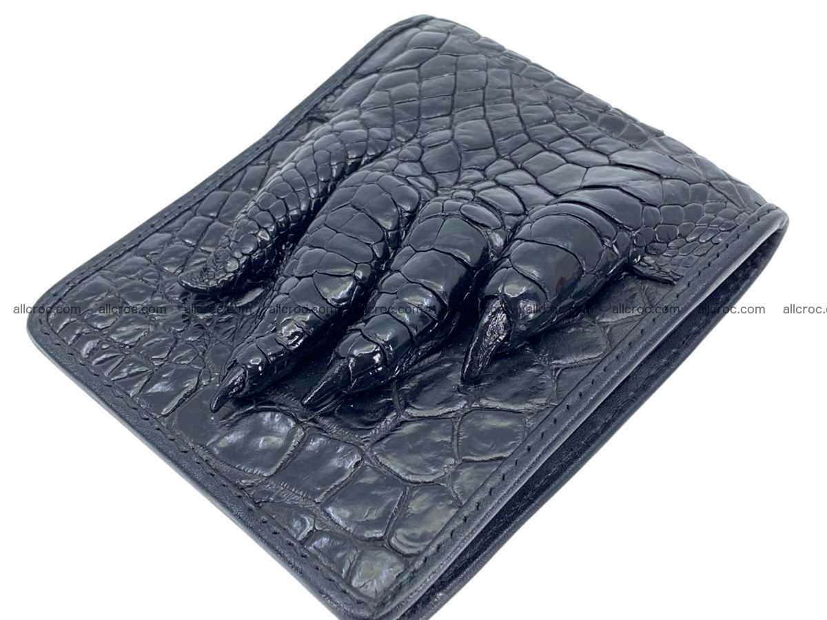 Crocodile leather wallet with paw 2631 Foto 0