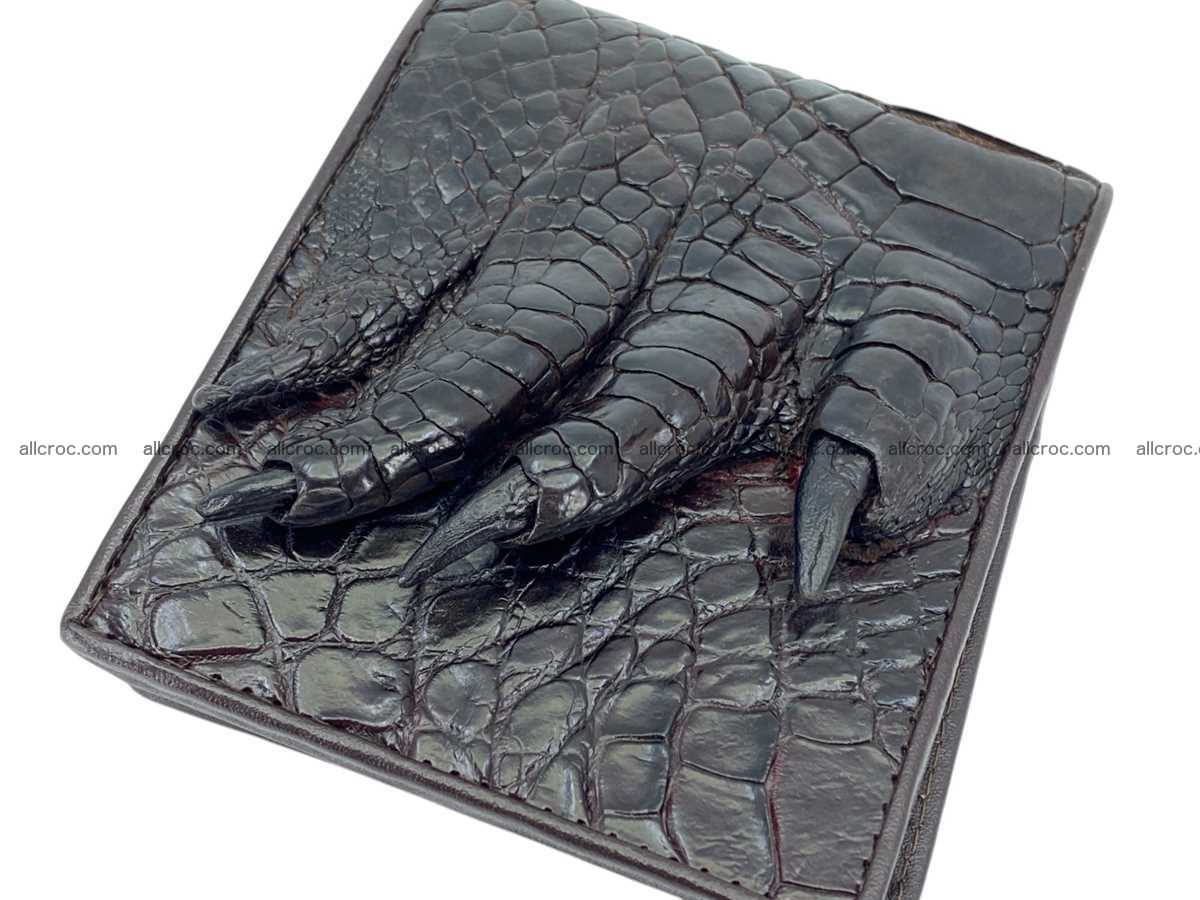 Crocodile leather wallet with paw 2630 Foto 1