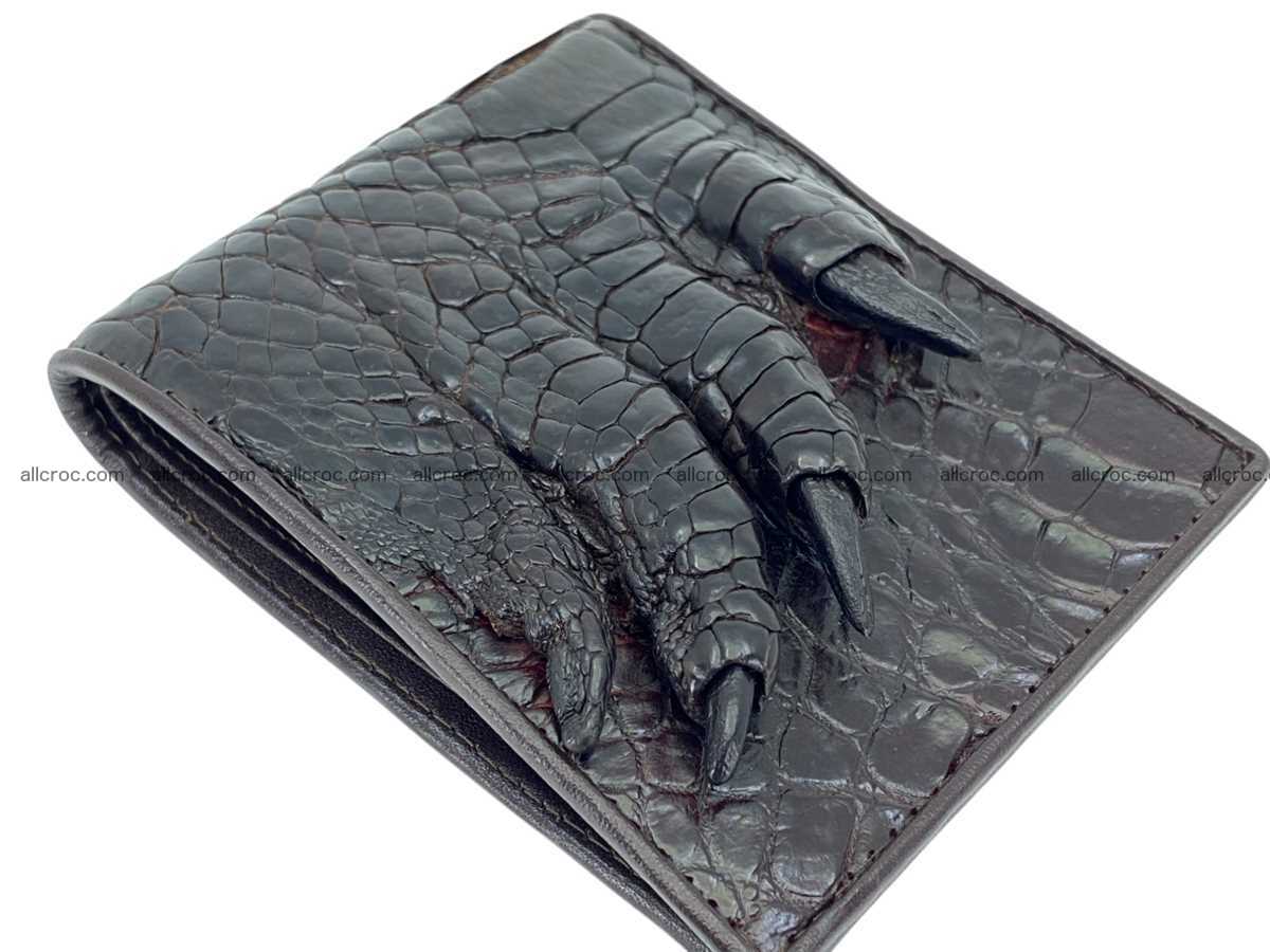 Crocodile leather wallet with paw 2630 Foto 0