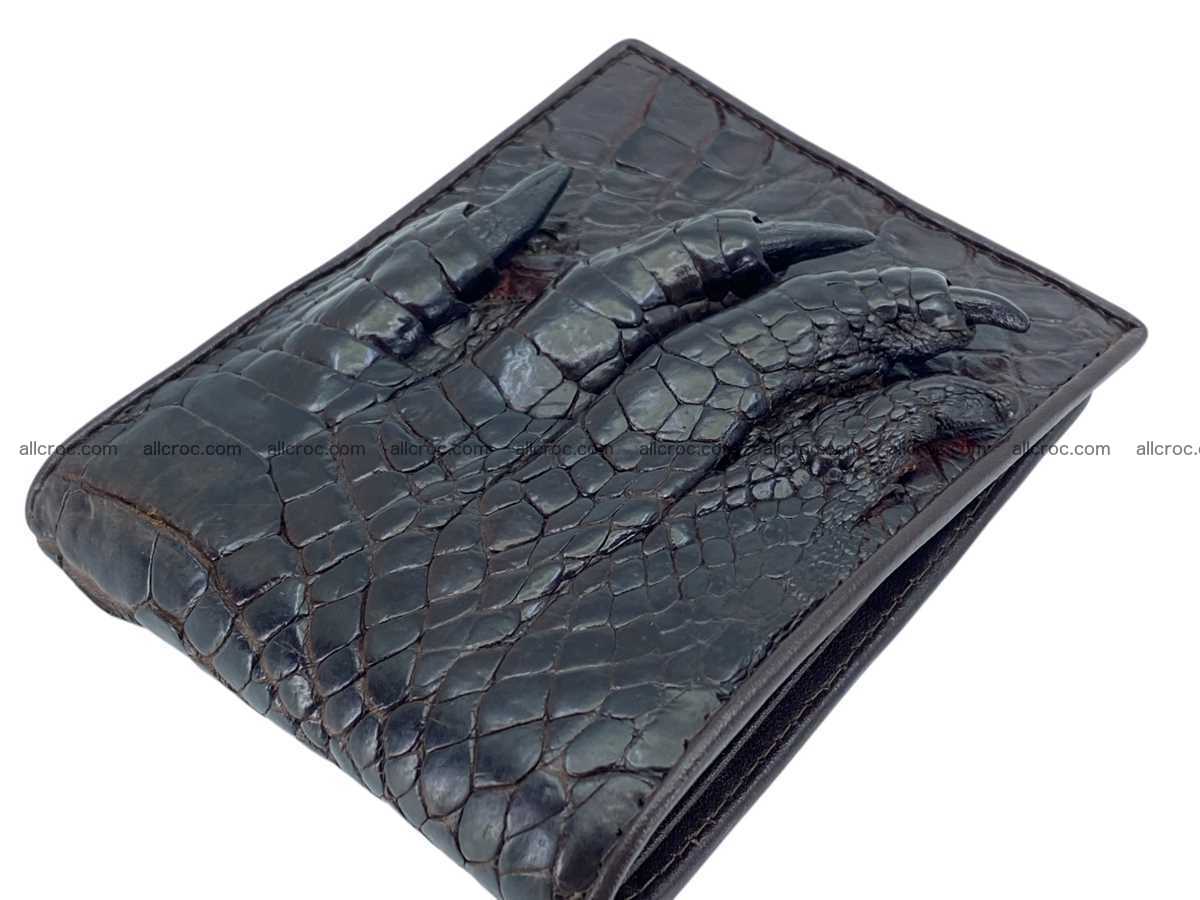 Crocodile leather wallet with paw 2630 Foto 3