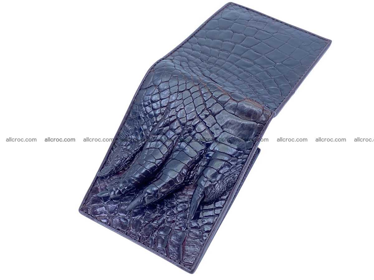 Crocodile leather wallet with paw 2630 Foto 4