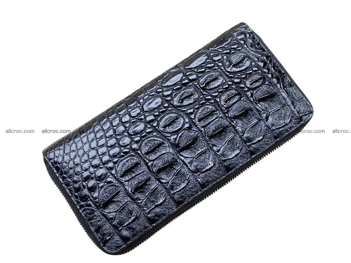 Crocodile leather zip wallet 2816 Foto 0