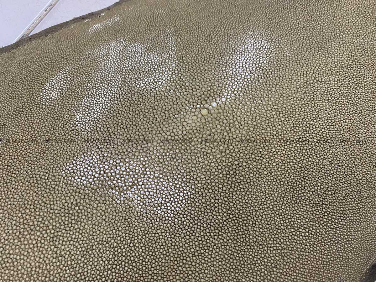 Polished stingray leather 7 inches round shape 2361 Foto 2