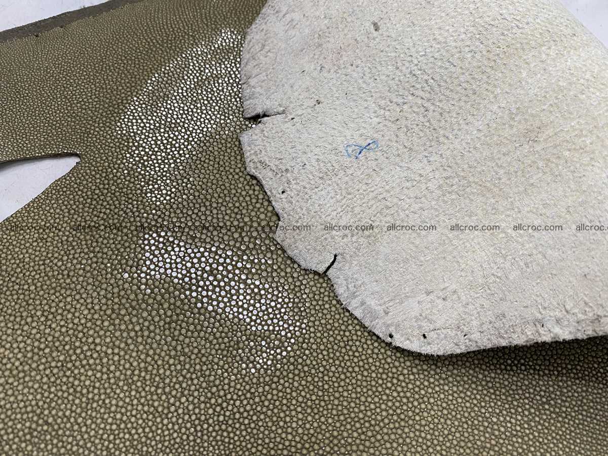 Polished stingray leather 7 inches round shape 2361 Foto 4