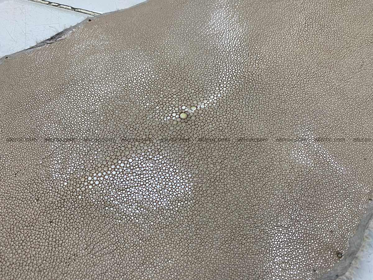 Polished stingray leather 12 inches round shape 2362 Foto 2