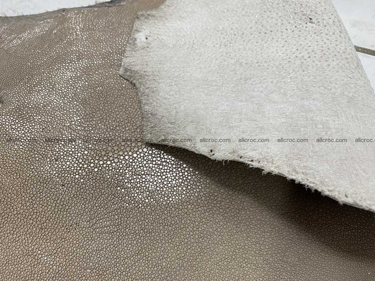 Polished stingray leather 12 inches round shape 2362 Foto 4
