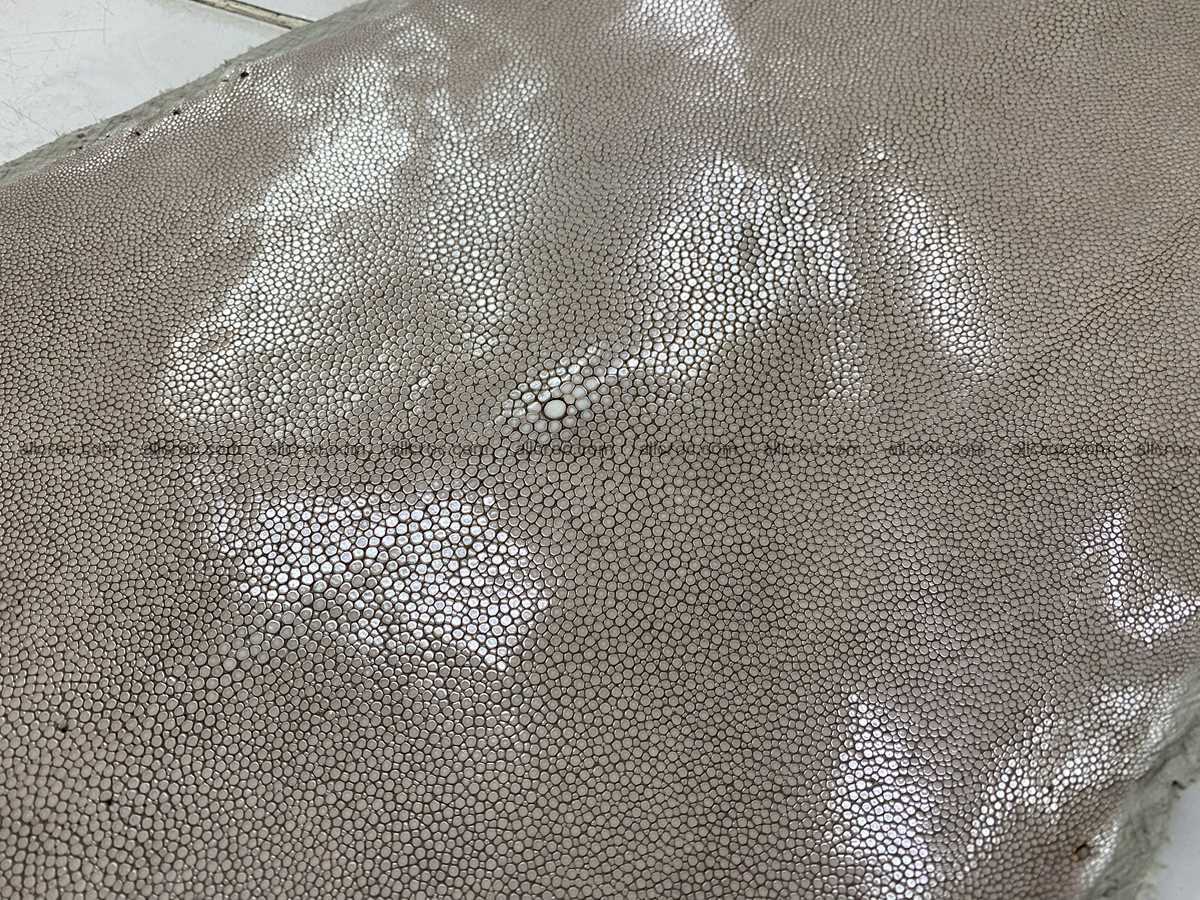 Polished stingray leather 11 inches round shape 2363 Foto 2