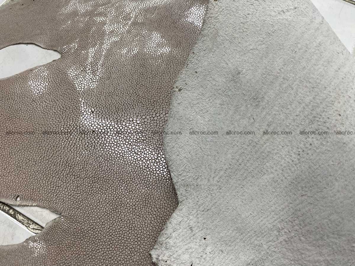 Polished stingray leather 11 inches round shape 2363 Foto 4