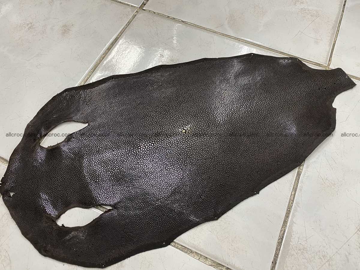 Polished stingray leather 9 inches round shape 2357 Foto 0