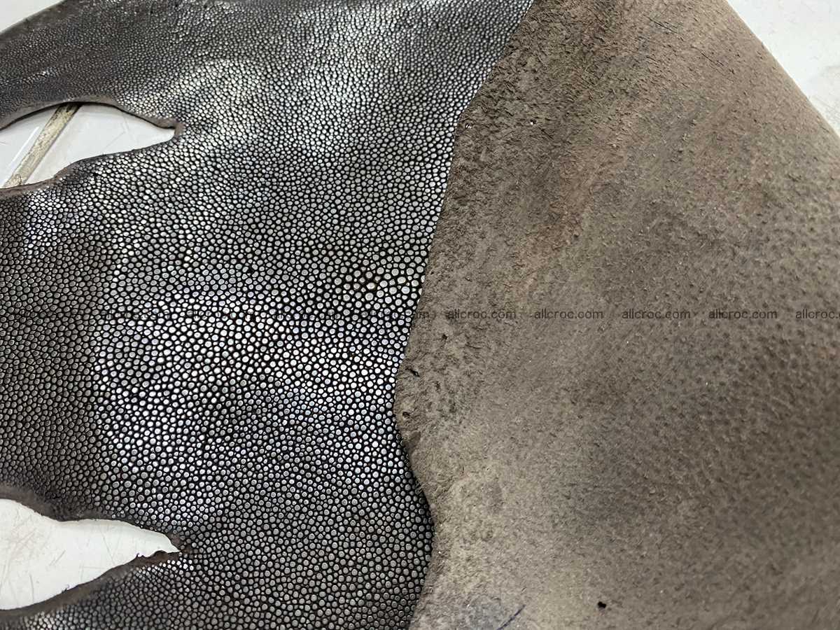 Polished stingray leather 9 inches round shape 2357 Foto 4