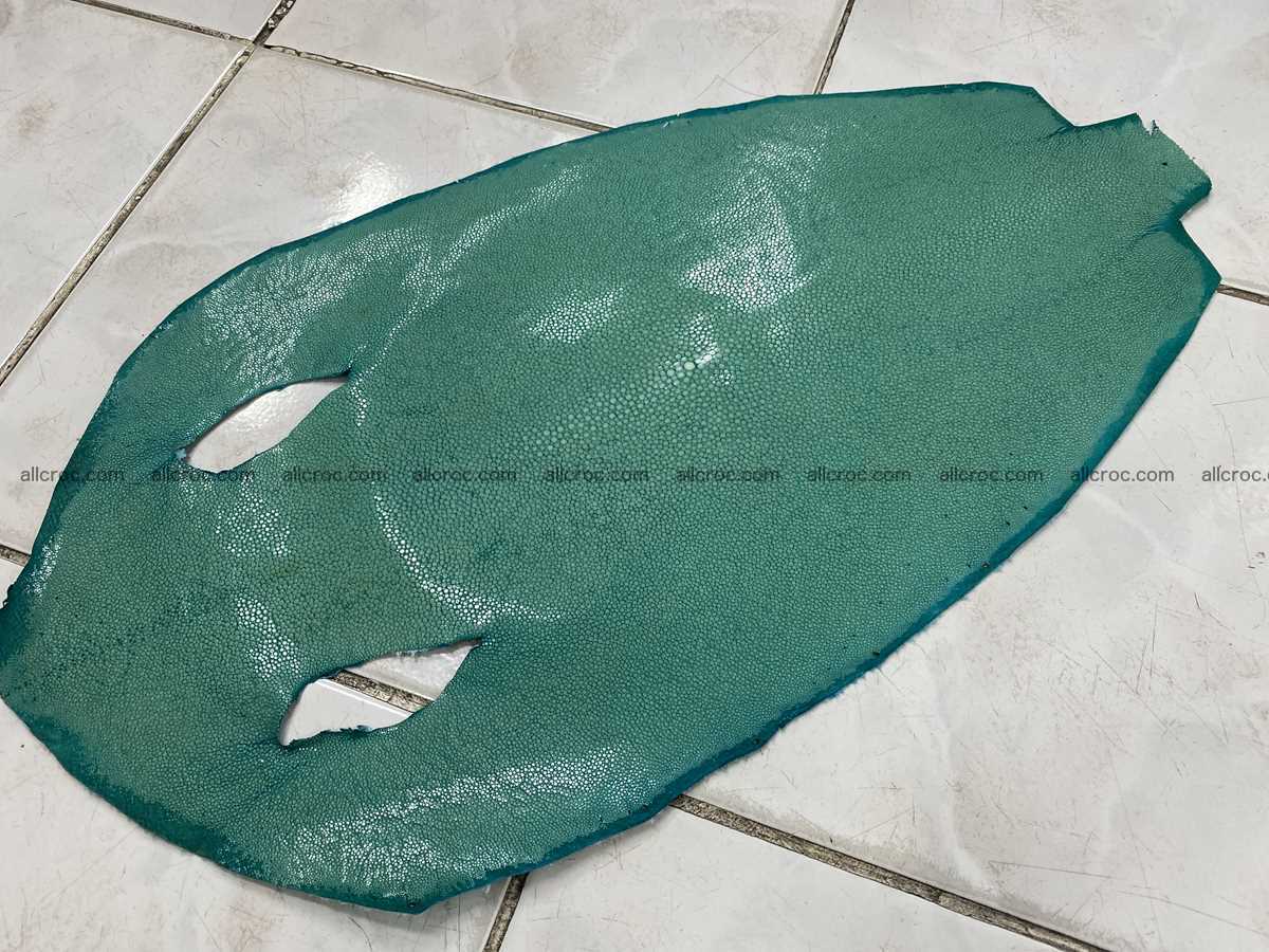 Polished stingray leather 12 inches round shape 2360 Foto 0