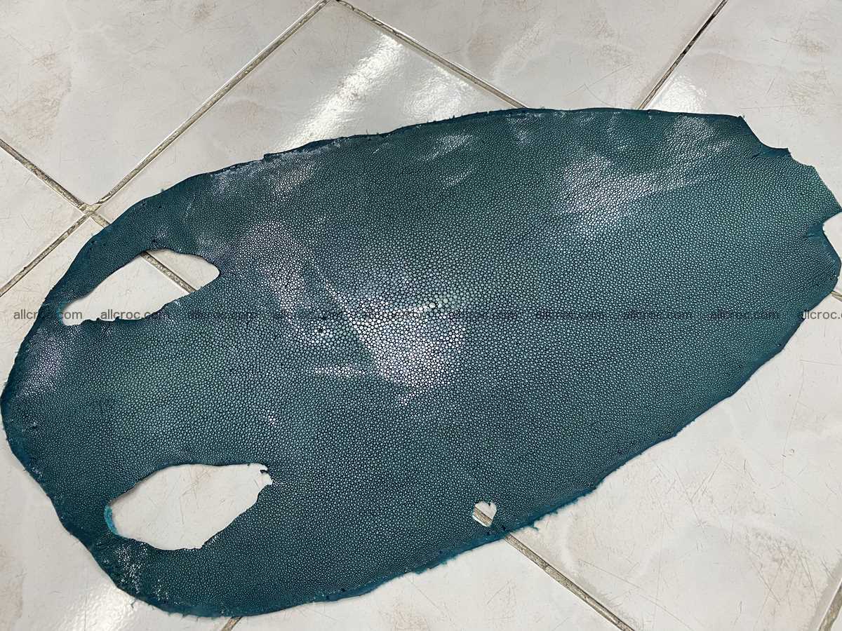 Polished stingray leather 9 inches round shape 2367 Foto 0