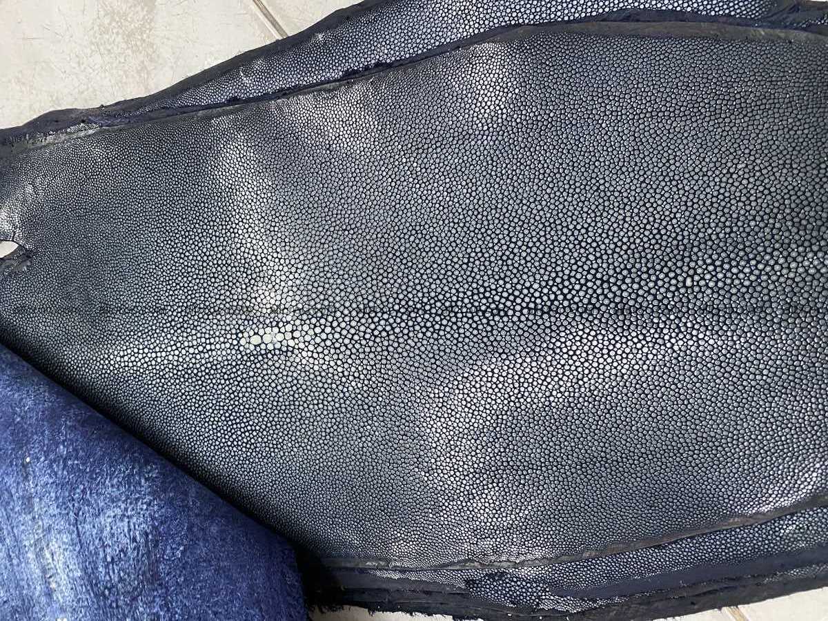 Polished stingray leather 8 inches long shape 2393 Foto 0