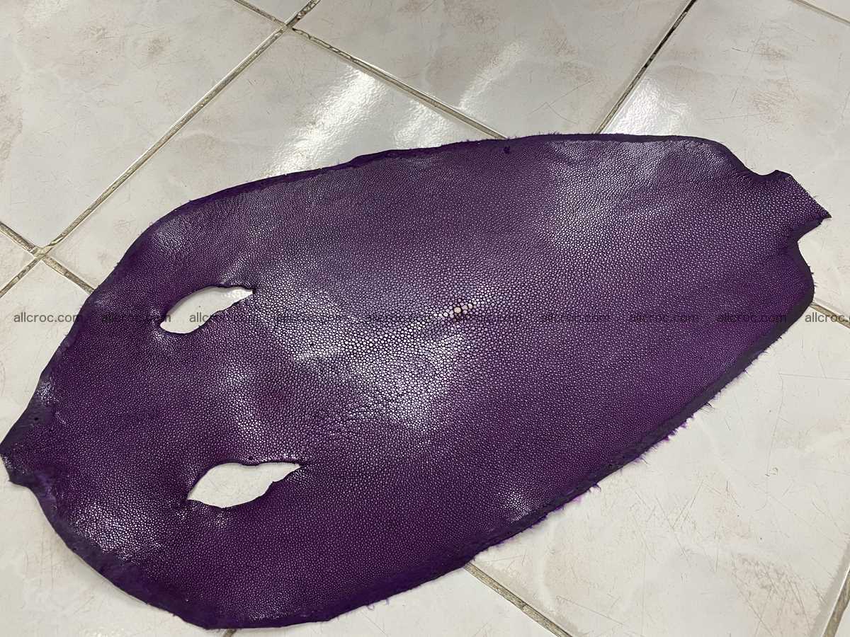 Polished stingray leather 11 inches round shape 2366 Foto 0
