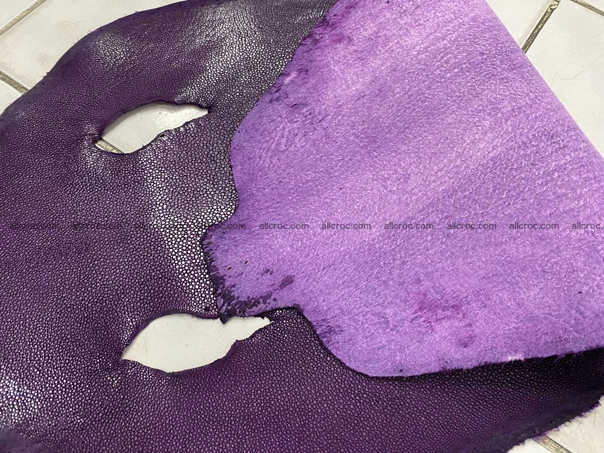 Polished stingray leather 11 inches round shape 2366 Foto 4