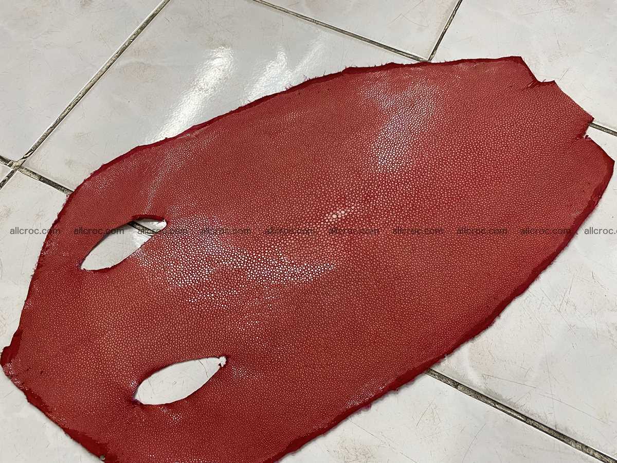 Polished stingray leather 10 inches round shape 2365 Foto 0