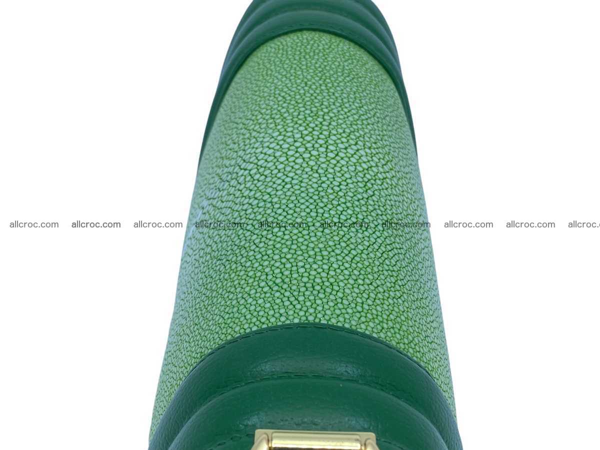 Polished stingray leather bag Chanel style 2586 Foto 3