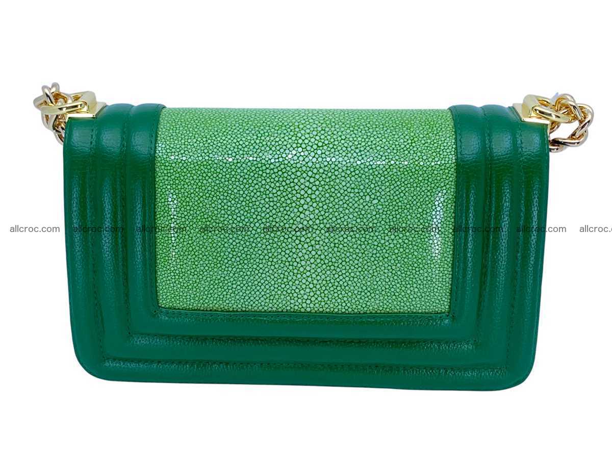 Polished stingray leather bag Chanel style 2586 Foto 5