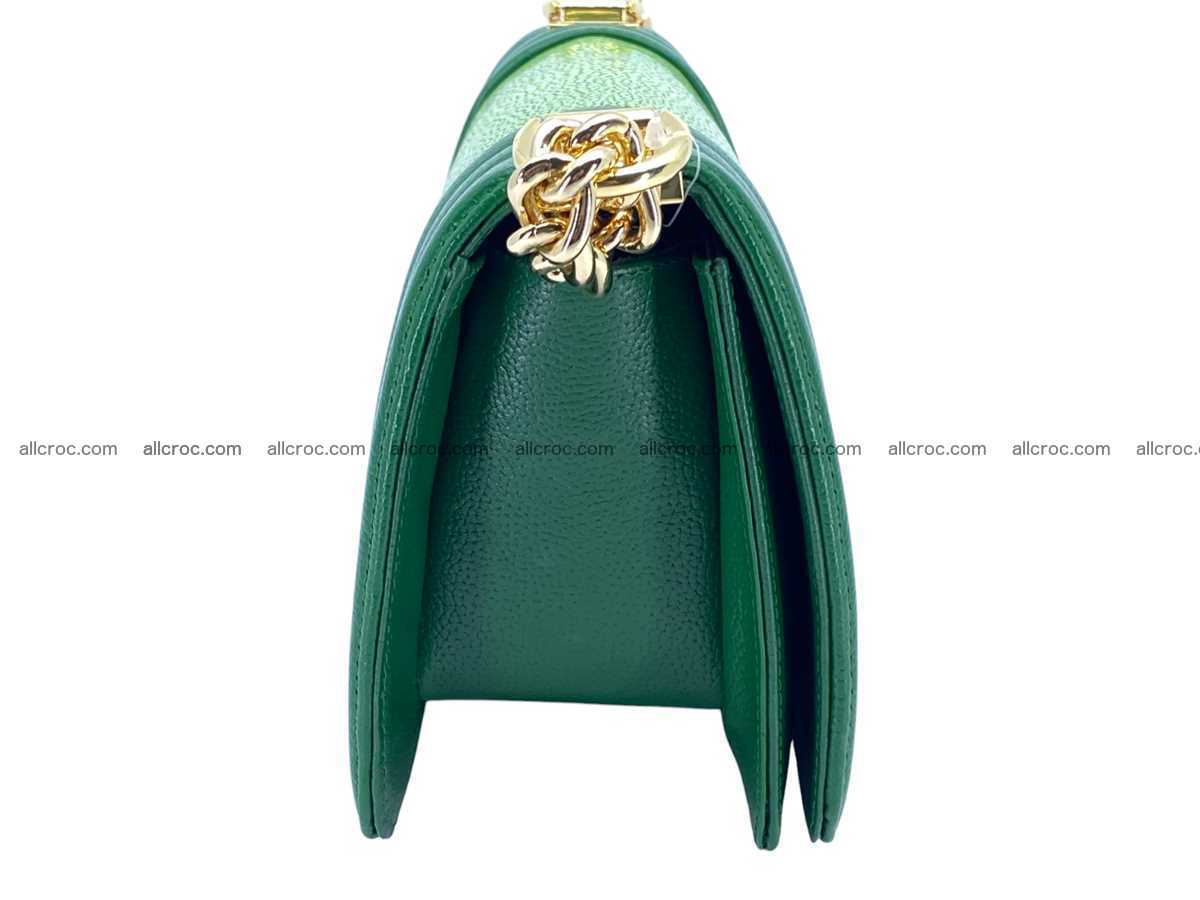 Polished stingray leather bag Chanel style 2586 Foto 7