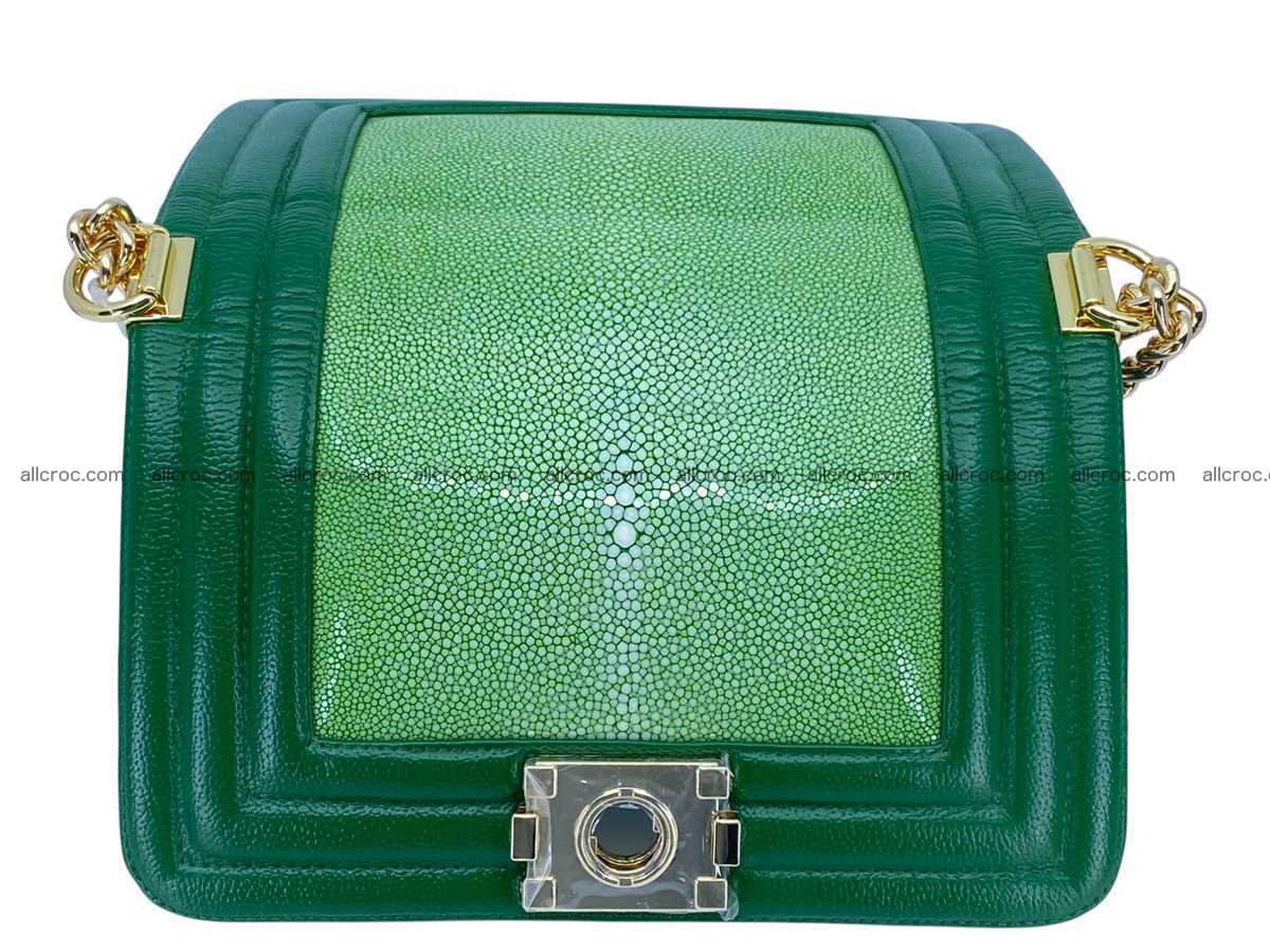 Polished stingray leather bag Chanel style 2586 Foto 17