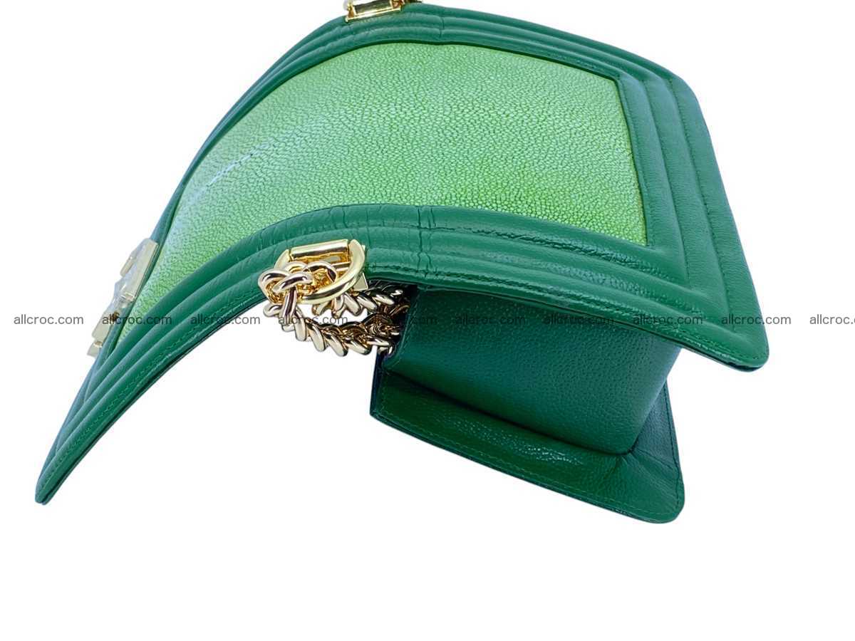 Polished stingray leather bag Chanel style 2586 Foto 20