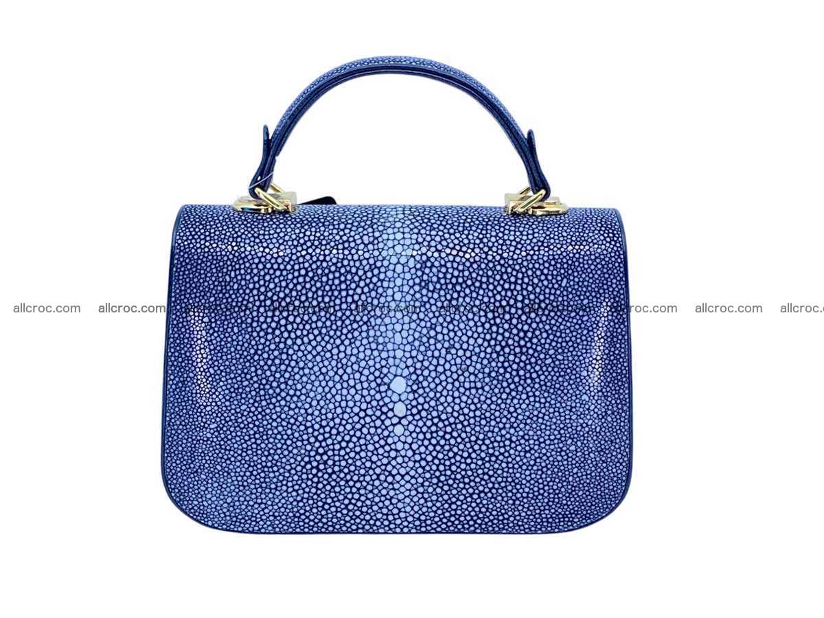 Polished stingray leather bag 2497 Foto 0