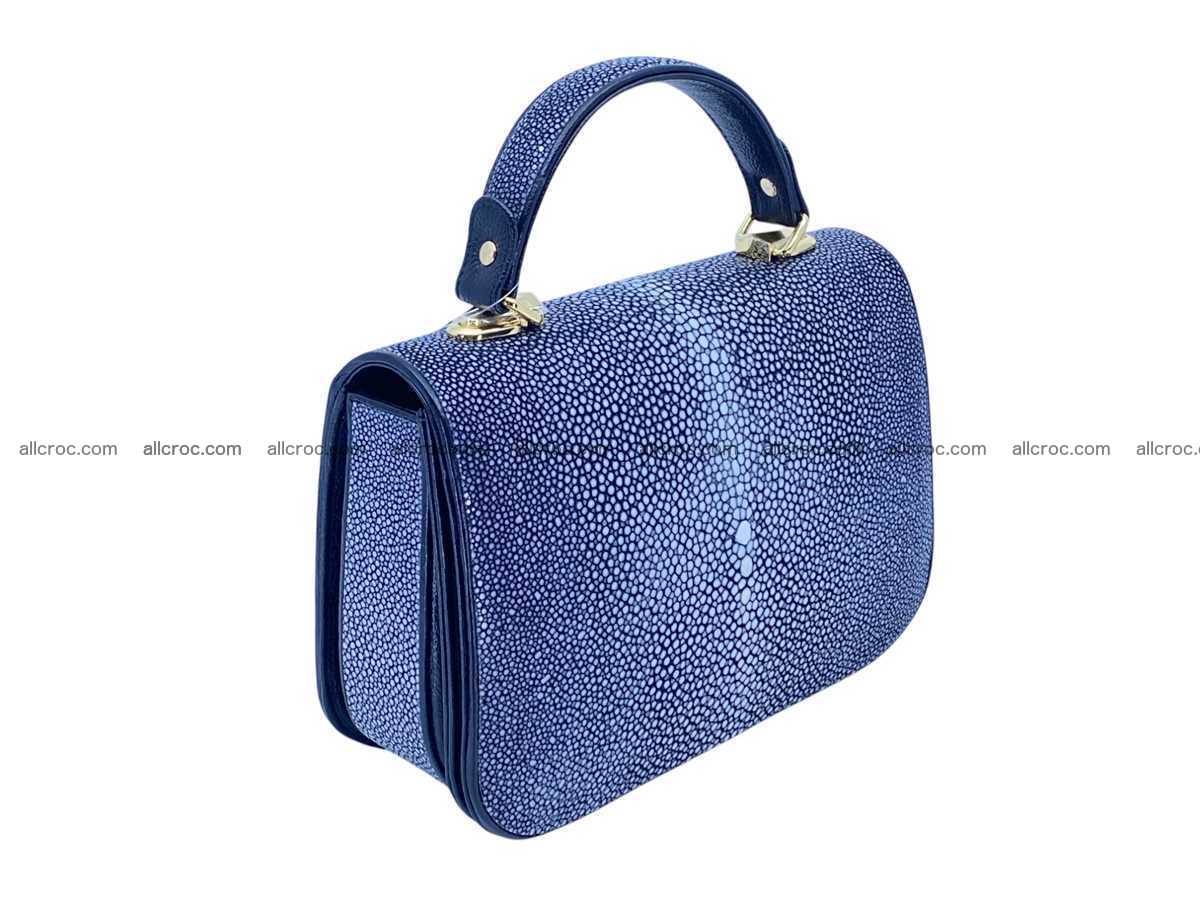 Polished stingray leather bag 2497 Foto 1