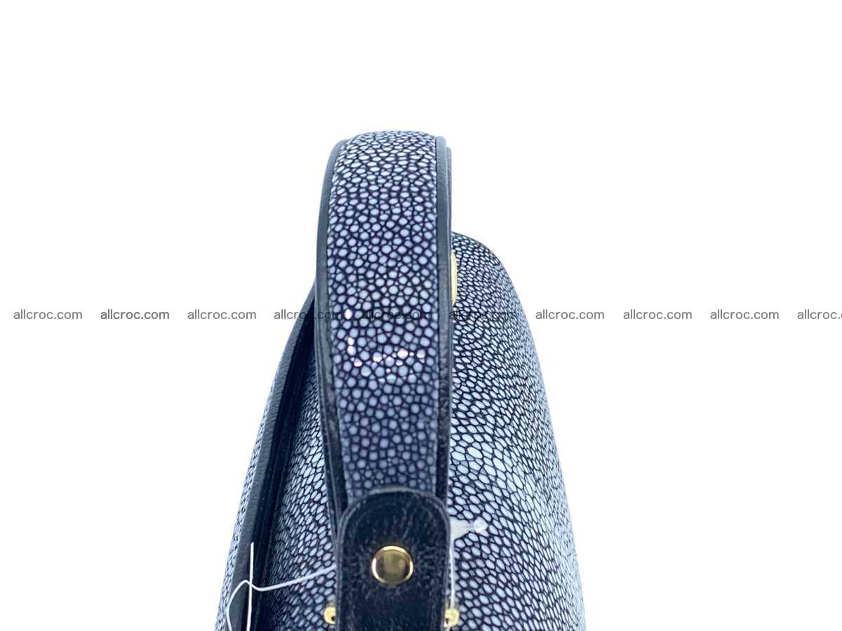 Polished stingray leather bag 2497 Foto 4