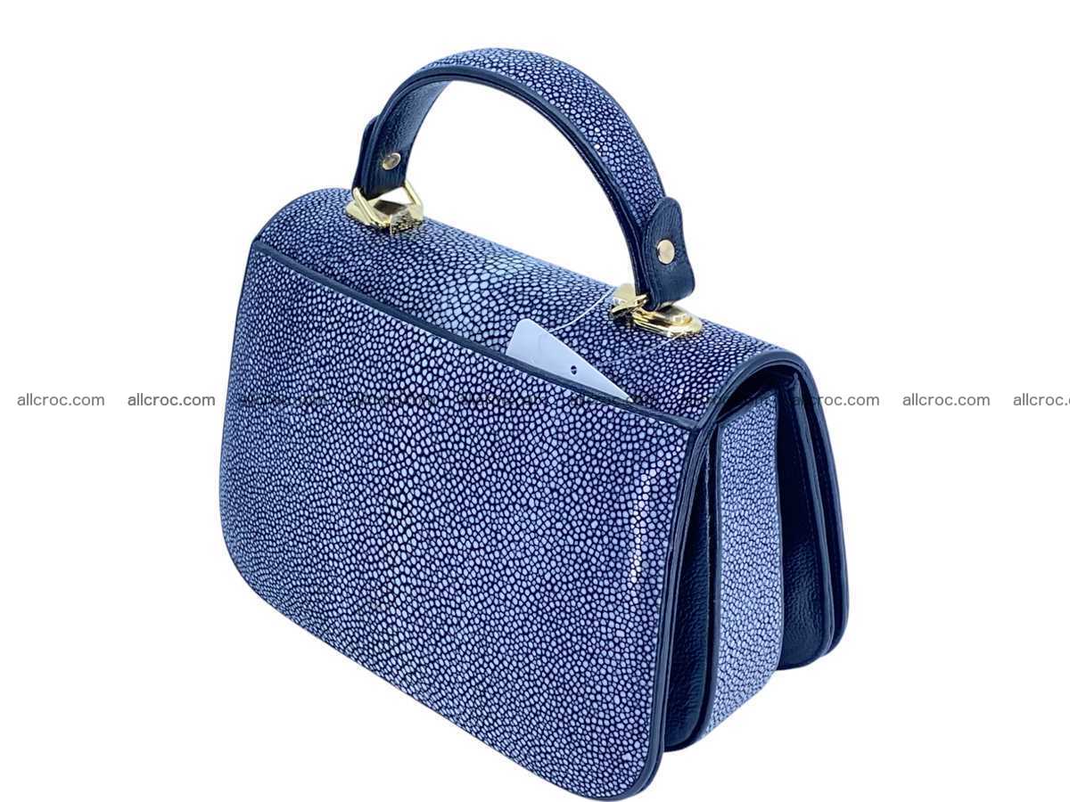 Polished stingray leather bag 2497 Foto 5