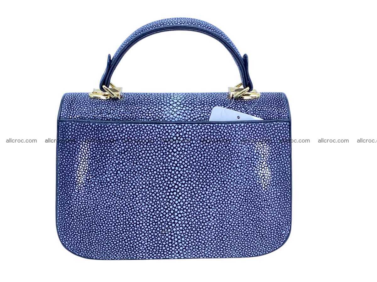 Polished stingray leather bag 2497 Foto 6